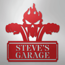 Custom Metal Wall Art - Personalized Dad's Motorcycle Sign