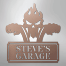 Custom Metal Wall Art - Personalized Dad's Motorcycle Sign