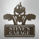 Custom Metal Wall Art - Personalized Dad's Motorcycle Sign