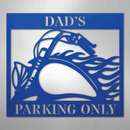 Custom Metal Wall Art - Personalized Hog Parking Name Sign