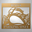 Custom Metal Wall Art - Personalized Hog Parking Name Sign