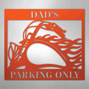 Custom Metal Wall Art - Personalized Hog Parking Name Sign