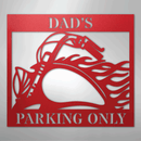 Custom Metal Wall Art - Personalized Hog Parking Name Sign