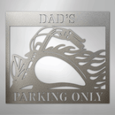 Custom Metal Wall Art - Personalized Hog Parking Name Sign