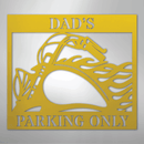 Custom Metal Wall Art - Personalized Hog Parking Name Sign