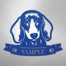 Custom Metal Wall Art - Personalized Dachshund Sign