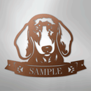 Custom Metal Wall Art - Personalized Dachshund Sign