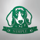 Custom Metal Wall Art - Personalized Dachshund Sign