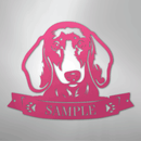 Custom Metal Wall Art - Personalized Dachshund Sign