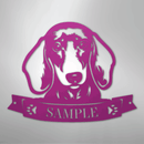 Custom Metal Wall Art - Personalized Dachshund Sign