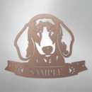 Custom Metal Wall Art - Personalized Dachshund Sign