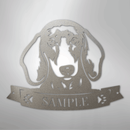 Custom Metal Wall Art - Personalized Dachshund Sign