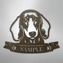Custom Metal Wall Art - Personalized Dachshund Sign