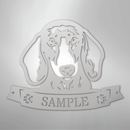 Custom Metal Wall Art - Personalized Dachshund Sign