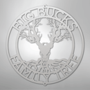Custom Metal Wall Art - Personalized Skull Tree Monogram