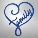 Metal Wall Art - Family Heart Sign