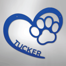 Custom Metal Wall Art - Personalized Puppy Sign