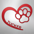 Custom Metal Wall Art - Personalized Puppy Sign