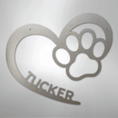 Custom Metal Wall Art - Personalized Puppy Sign