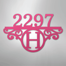 Custom Metal Wall Art - Personalized Address Sign