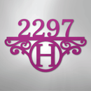 Custom Metal Wall Art - Personalized Address Sign