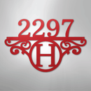 Custom Metal Wall Art - Personalized Address Sign