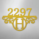 Custom Metal Wall Art - Personalized Address Sign