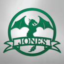 Custom Metal Wall Art - Personalized Dragon Name Sign