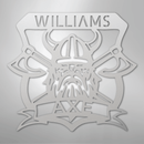 Custom Metal Wall Art - Personalized Viking Axe Sign