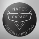 Custom Metal Wall Art - Personalized Classic Car Garage Plaque