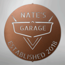 Custom Metal Wall Art - Personalized Classic Car Garage Plaque