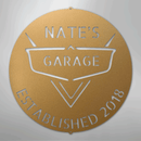 Custom Metal Wall Art - Personalized Classic Car Garage Plaque