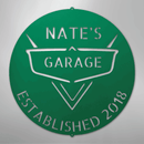 Custom Metal Wall Art - Personalized Classic Car Garage Plaque