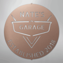 Custom Metal Wall Art - Personalized Classic Car Garage Plaque