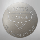 Custom Metal Wall Art - Personalized Classic Car Garage Plaque
