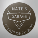 Custom Metal Wall Art - Personalized Classic Car Garage Plaque