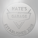 Custom Metal Wall Art - Personalized Classic Car Garage Plaque