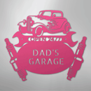 Custom Metal Wall Art - Personalized Dad's Garage Sign