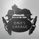 Custom Metal Wall Art - Personalized Dad's Garage Sign