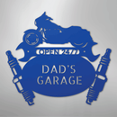 Custom Metal Wall Art - Personalized Dad's Garage Sign