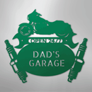 Custom Metal Wall Art - Personalized Dad's Garage Sign