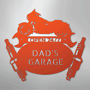 Custom Metal Wall Art - Personalized Dad's Garage Sign