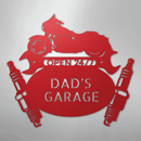 Custom Metal Wall Art - Personalized Dad's Garage Sign