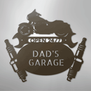 Custom Metal Wall Art - Personalized Dad's Garage Sign