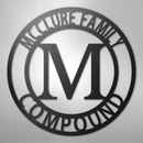 Custom Metal Wall Art - Split Letter Family Name Sign