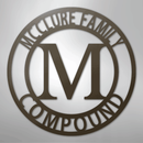 Custom Metal Wall Art - Split Letter Family Name Sign