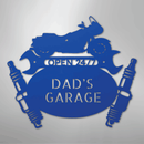 Custom Metal Wall Art - Personalized Cruiser Garage Name Sign