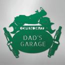 Custom Metal Wall Art - Personalized Cruiser Garage Name Sign