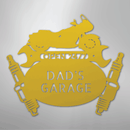 Custom Metal Wall Art - Personalized Cruiser Garage Name Sign