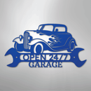Custom Metal Wall Art - Personalized Garage Sign